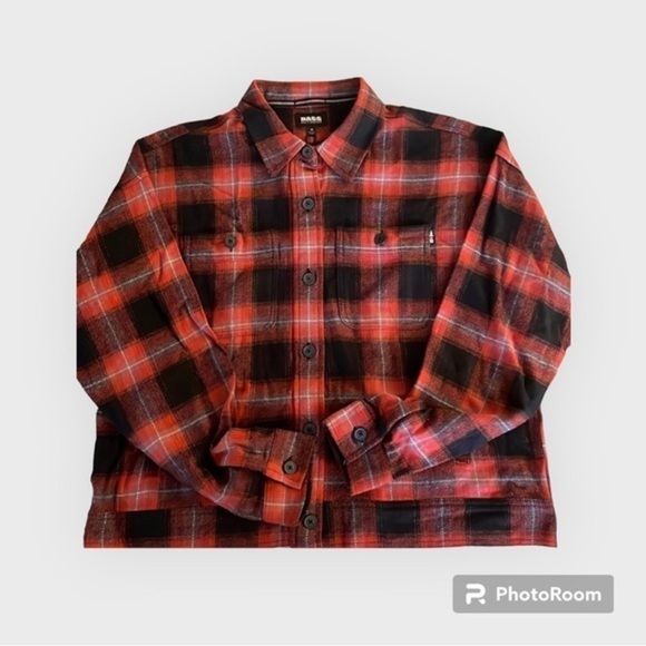 Bass Tops - NWT Bass burnt red flannel shirt -135